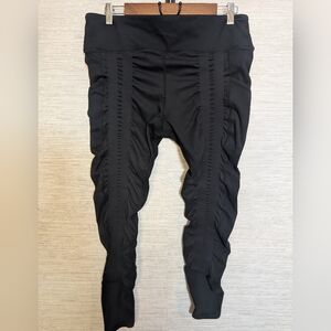 Sweetflexx Resistance Band Leggings Size 14 Black Toning